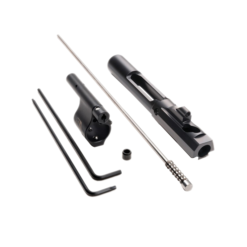 Superlative Arms Rifle-Length Piston System w/Solid Set Screw Gas Block 0.75" x 1", Black