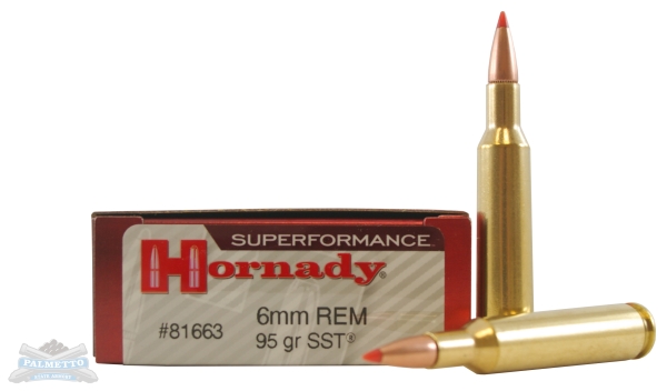 Hornady 6mm Rem 95gr SST 20rds Supervformance - - -81663