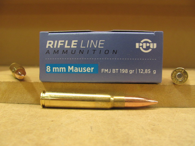200 Round Case – 8mm Mauser FMJ 198 Grain Prvi Partizan Ammo – PP8F