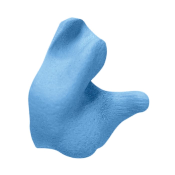 Radians 26 dB Custom Molded Ear Plug, Blue