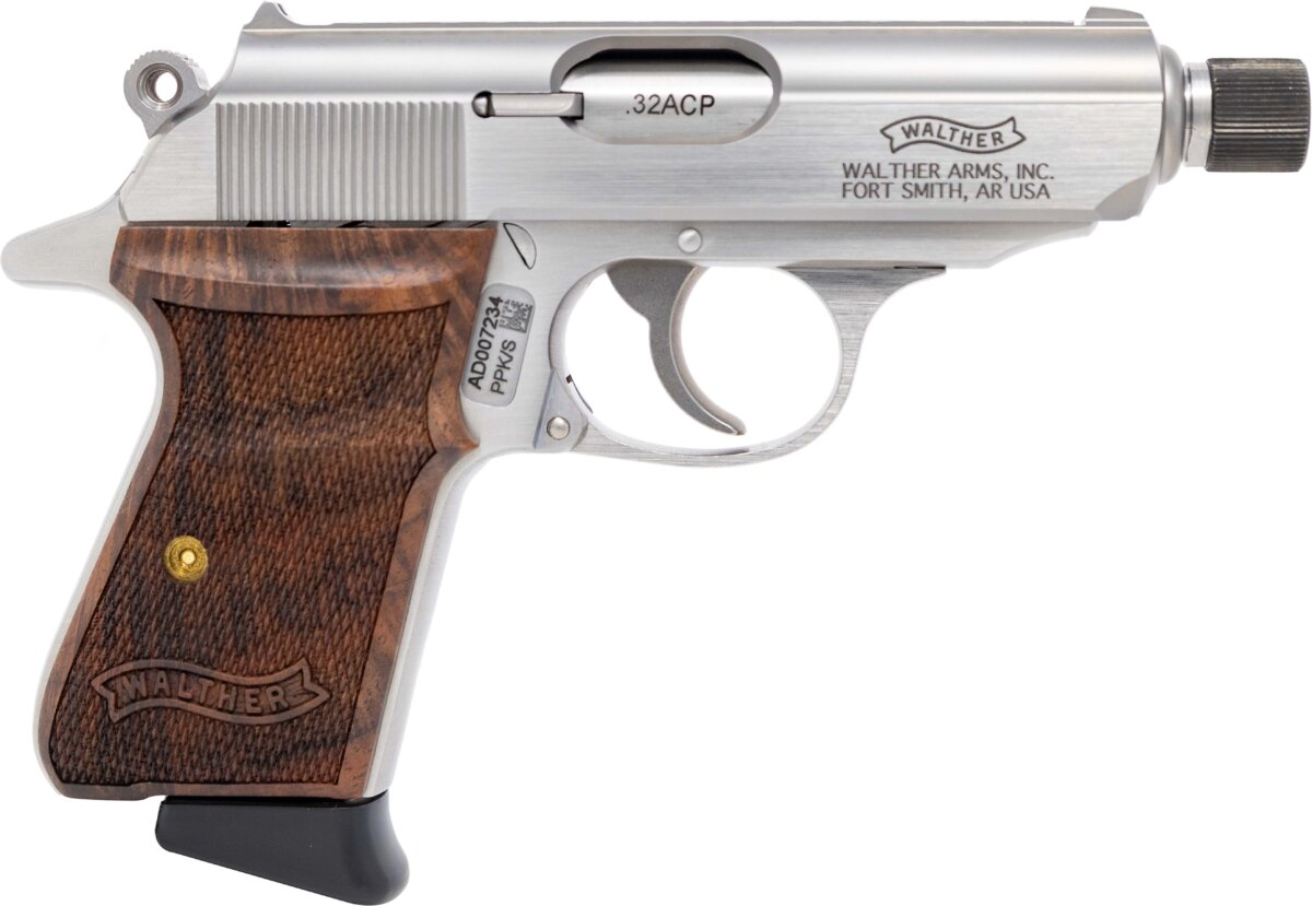 Walther Arms Inc WAI PPK/S SD 32AP SS TB WAL 7R