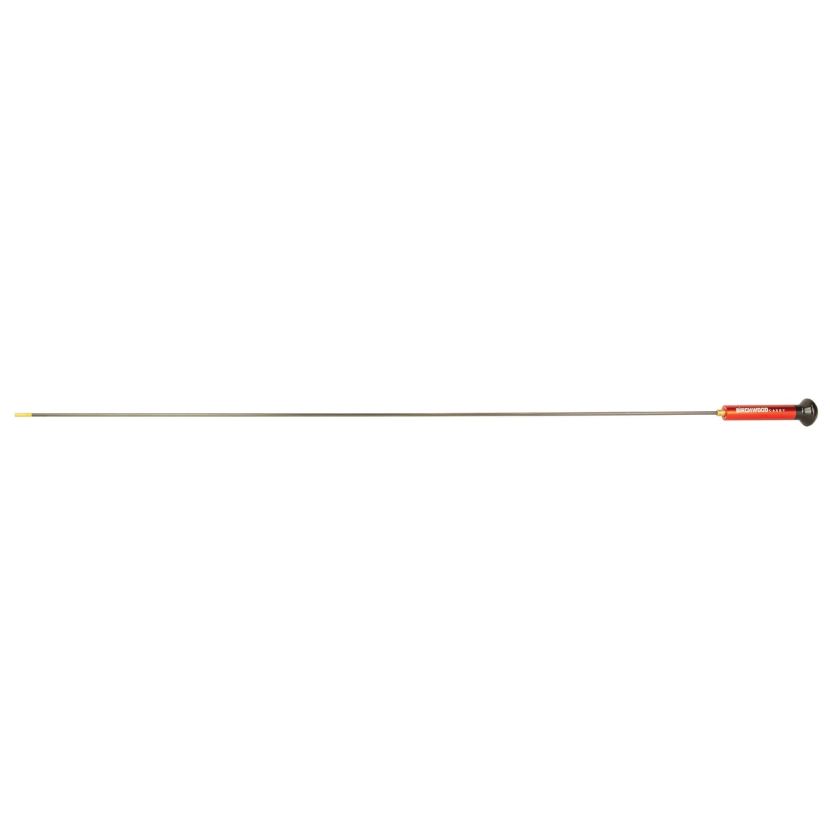 Birchwood Casey Premium Carbon .270 Cal/.50 Cal 36" 1-Piece Cleaning Rod, Black/Red