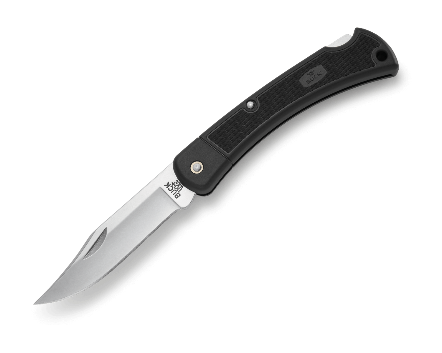 Buck Hunter LT Folding Clip Point Knife, Black - 0110BKSLT-B