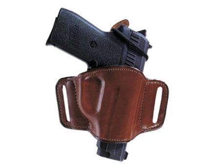Bianchi Minimalist Right Hand S&W 9F/40F/40V Compact Open-Top Holster w/ Slot, Plain Tan - 19254