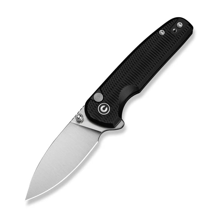 CIVIVI Mini Shakan Folding Drop Point Knife, Black - C20052F-1