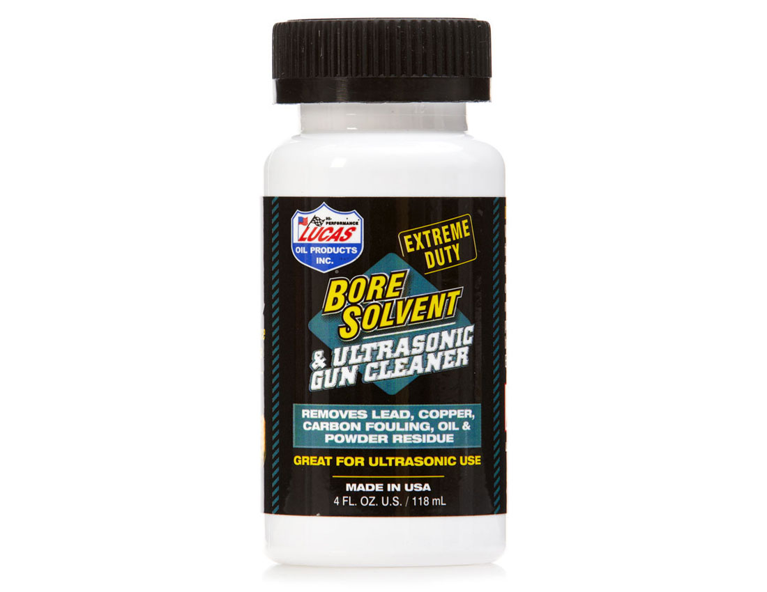 Lucas Oil Extreme Duty Bore Solvent & Ultrasonic Gun Cleaner 4oz Bottle - 10907