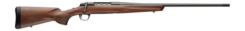 Browning 036128211 X-Bolt 2 Hunter 243 Win 4+1 22" Matte Blued Threaded Barrel Steel Drilled Tapped Receiver, Satin Black Walnut Fixed Stock, Right Hand