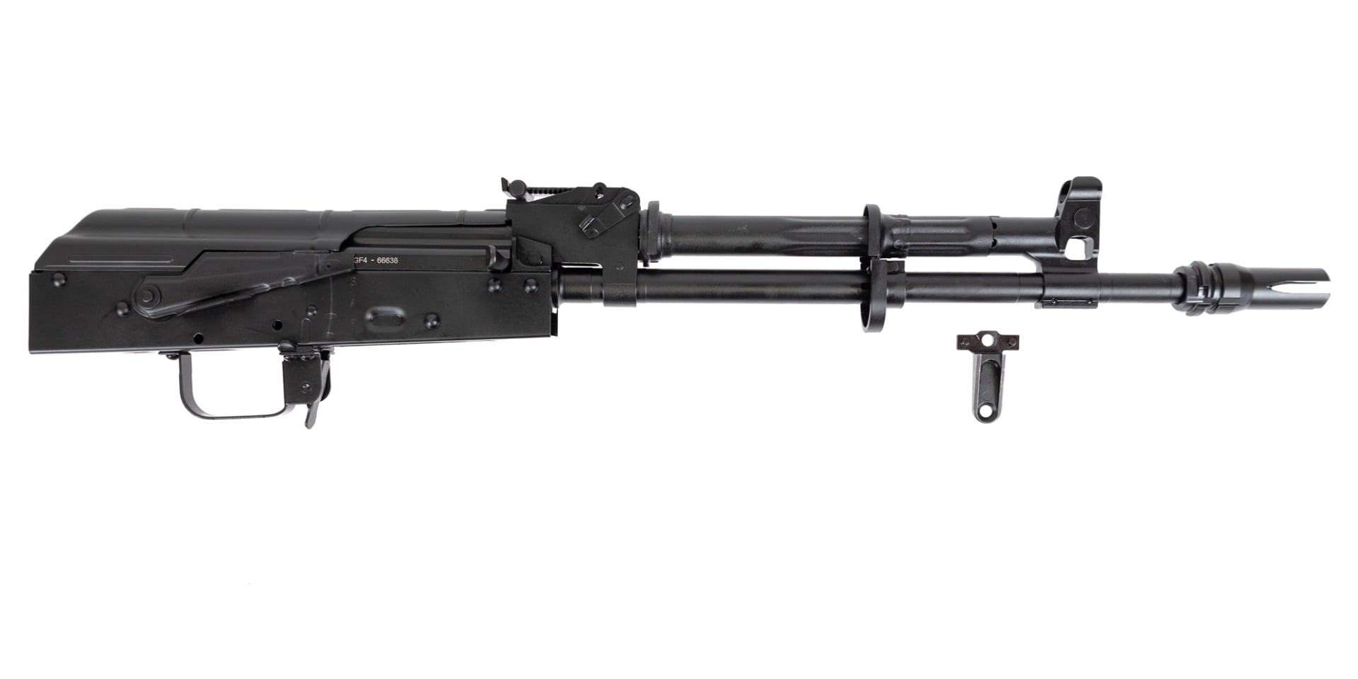 PSA AK-47 GF4-E 14.7" w/Pin and Welded JMAC GFHC Barrel Assembly - Furniture Ready