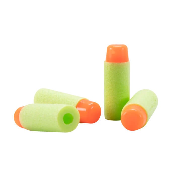 REKT Short Foam Darts, 24 Pack, Yellow/Green - 2278710