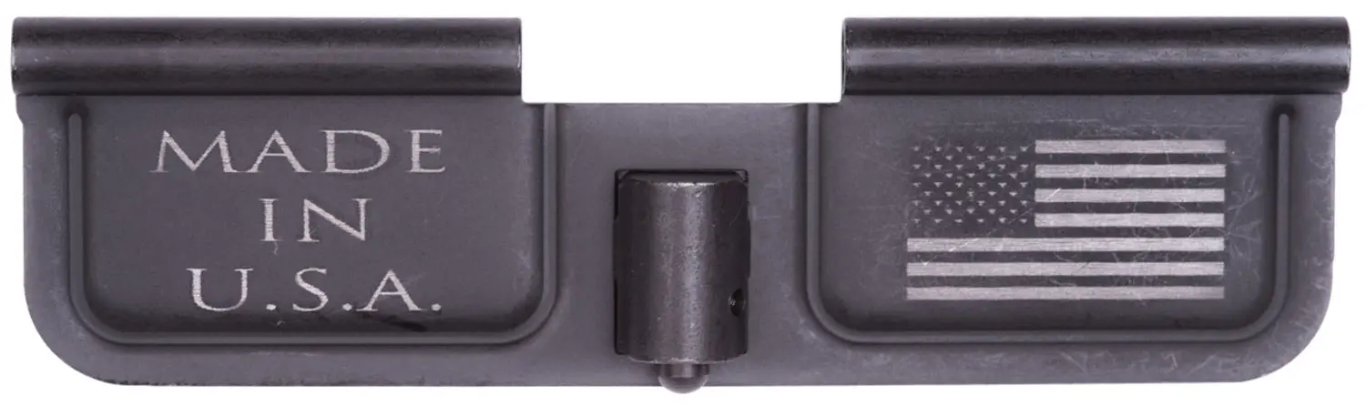 Spikes SED7002 Ejection Port Door USA/Flag AR-15 Black Phosphate Steel