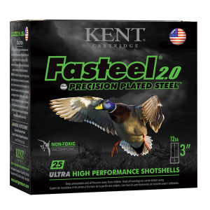 Kent Cartridge K123FS40BB Fasteel 2.0 12 Gauge 3 1-3/8 oz BB Shot Shotgun Ammunition 25rd BOX