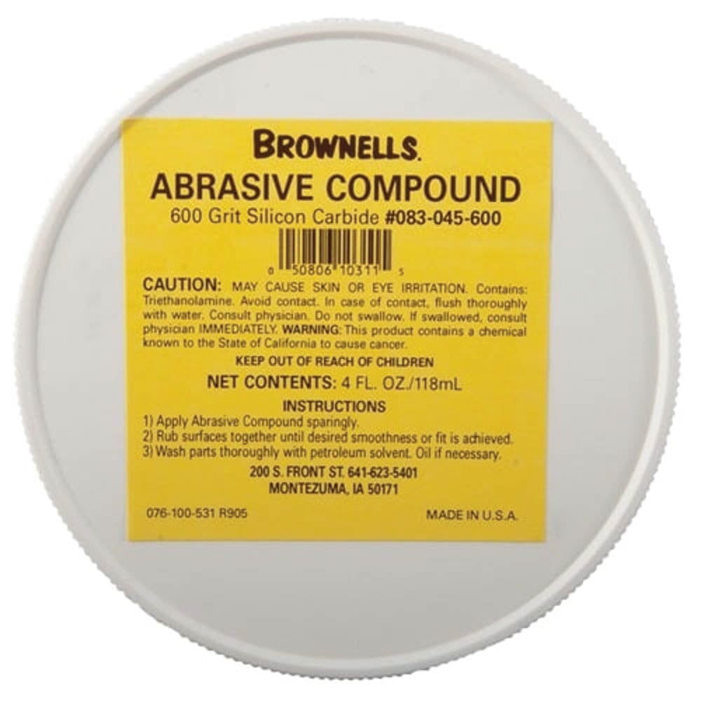 Brownells 600 Grit Abrasive Compound, 4 fl oz