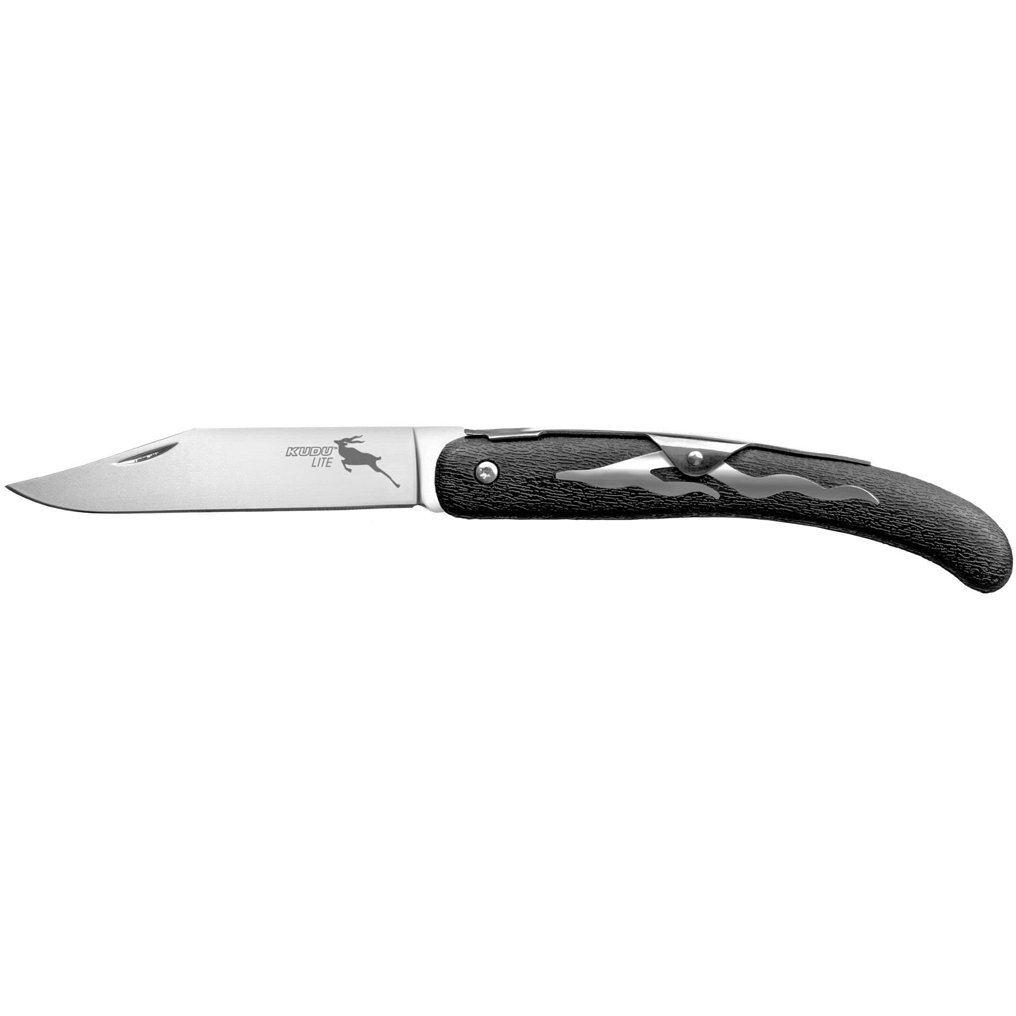 Cold Steel Kudu Lite 4.25" Clip Point Folding Knife, Silver - CS20KJ