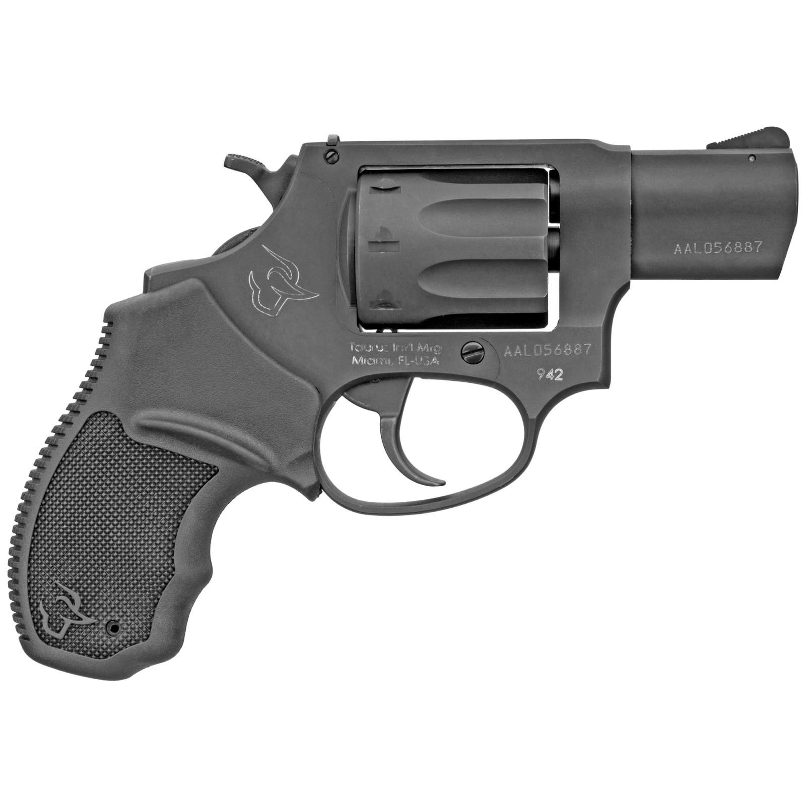 Taurus 942 .22 LR Revolver, Matte Black, 2" Barrel
