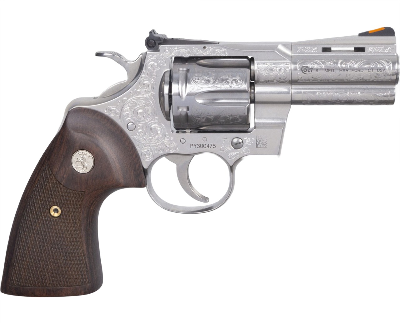 Colt Python .357 Magnum Revolver, 3" Stainless Steel