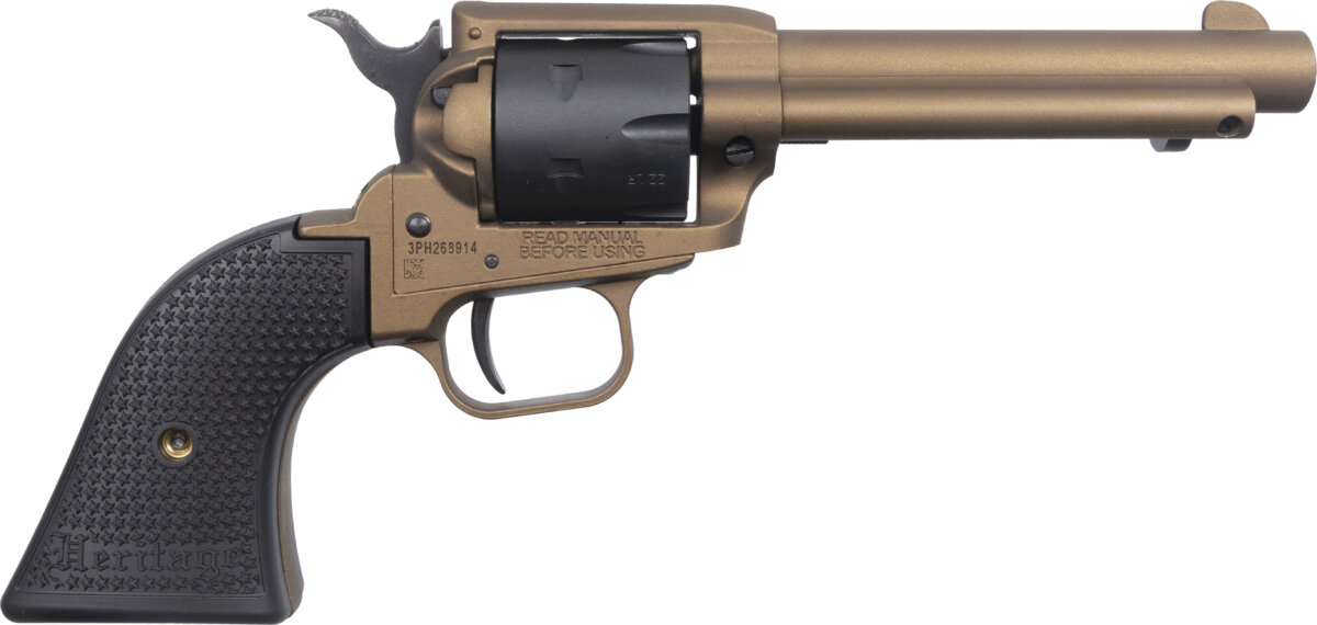 Heritage Manufacturing HER RGH RDR 22LR 4.75B BRONZE