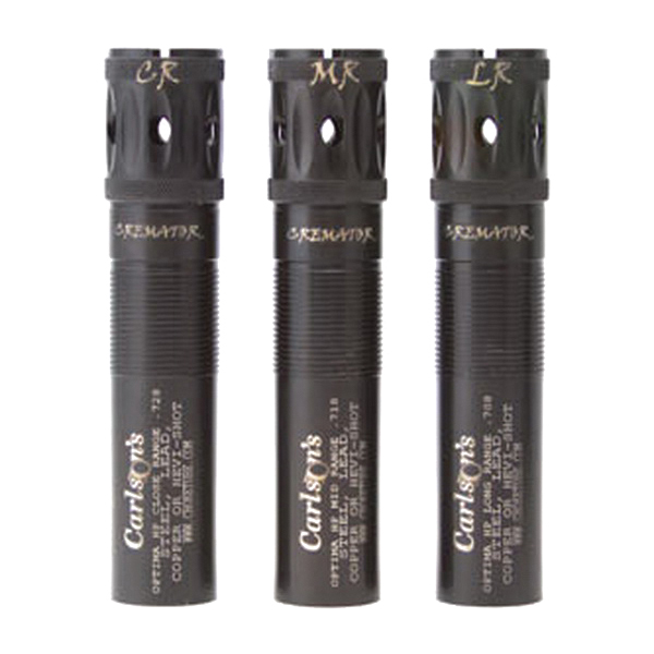 Carlson's Choke Tubes Cremator 12 Gauge Mid Range Beretta Optima HP Ported Waterfowl Choke Tube, Black - 11565