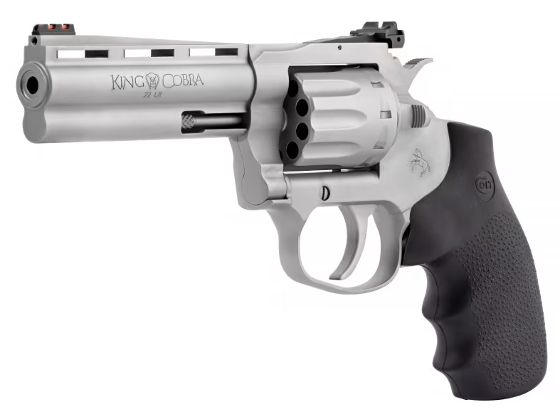 Colt King Cobra Target Revolver 22 LR 4.25 in. Matte Stainless 10 rd. - No Credit Card Fees - Low, flat rate shipping