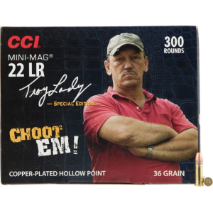 CCI 962 Mini-Mag Swamp People 22 Long Rifle (LR) 36 GR Copper-Plated Hollow Point - 300rd Box