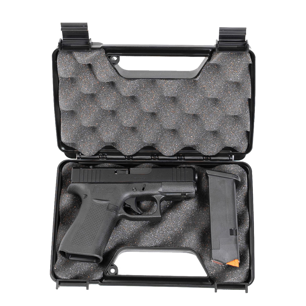 MTM Case Gard Polypropylene Pistol Case in Black - Secure Handgun Storage - 803R
