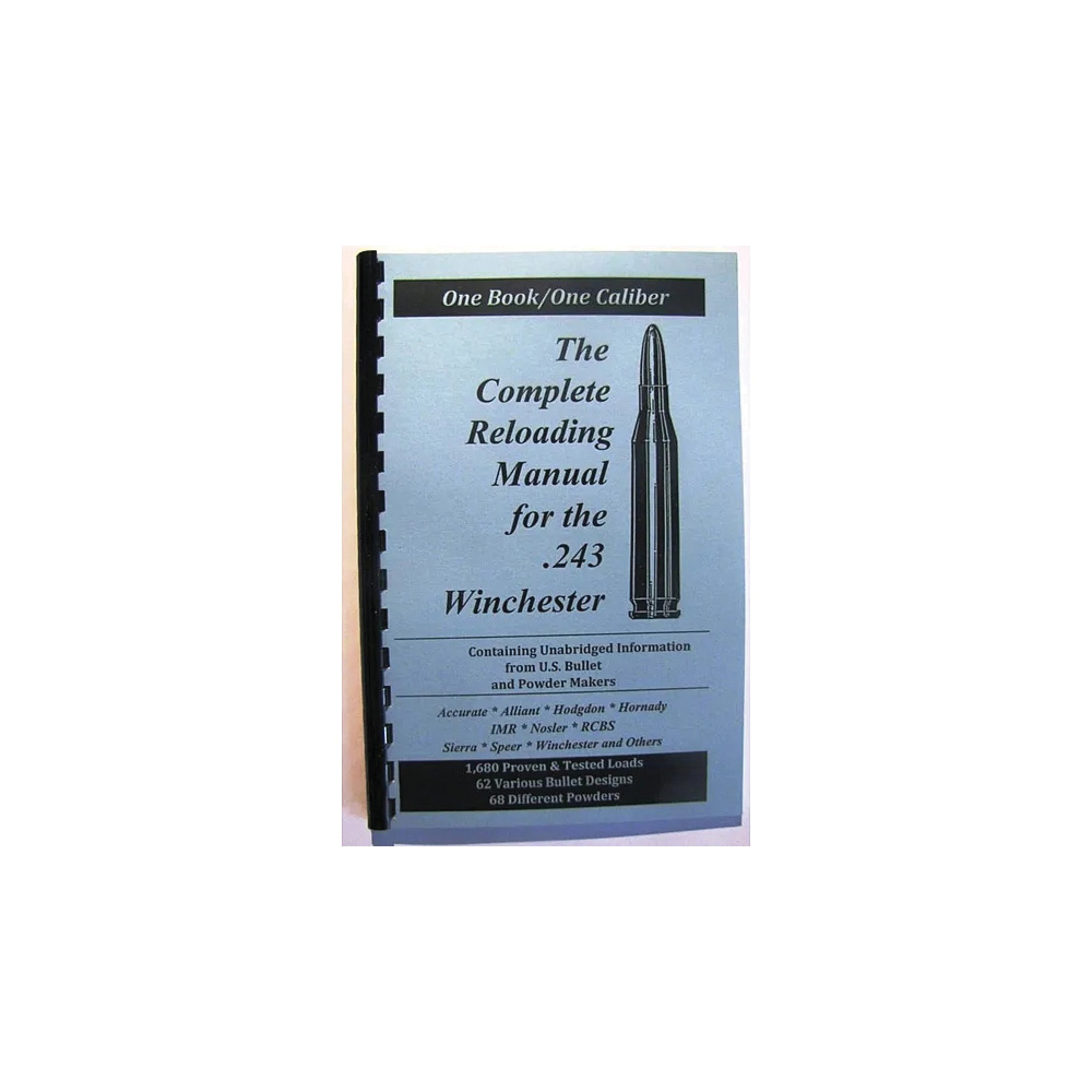 Loadbooks USA .243 Winchester Complete Reloading Book Manual