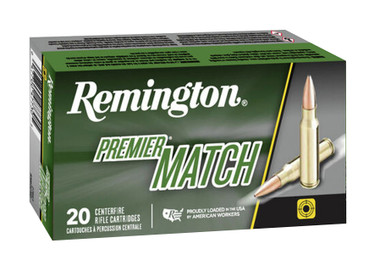 Remington Premier Match 223 Remington 77 Grain Boat Tail Hollow Point