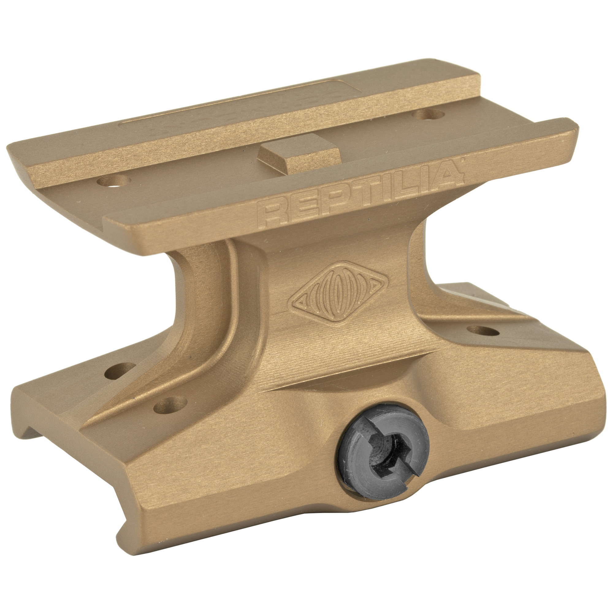 Reptilia DOT Mount, Lower 1/3 Co-Witness, Fits Aimpoint Micro, Anodized Flat Dark Earth