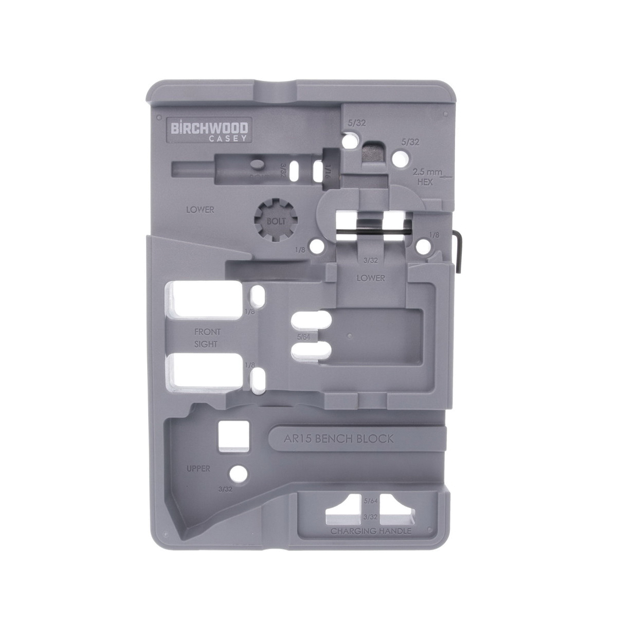 Birchwood Casey 5.56x45mm Bench Block, Gray