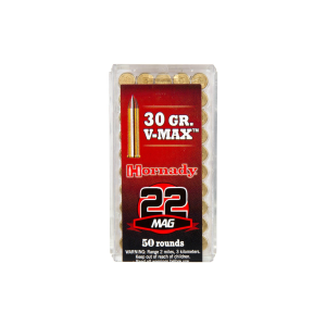 Hornady Varmint Express 22 WMR 30gr V-Max - Box of 50