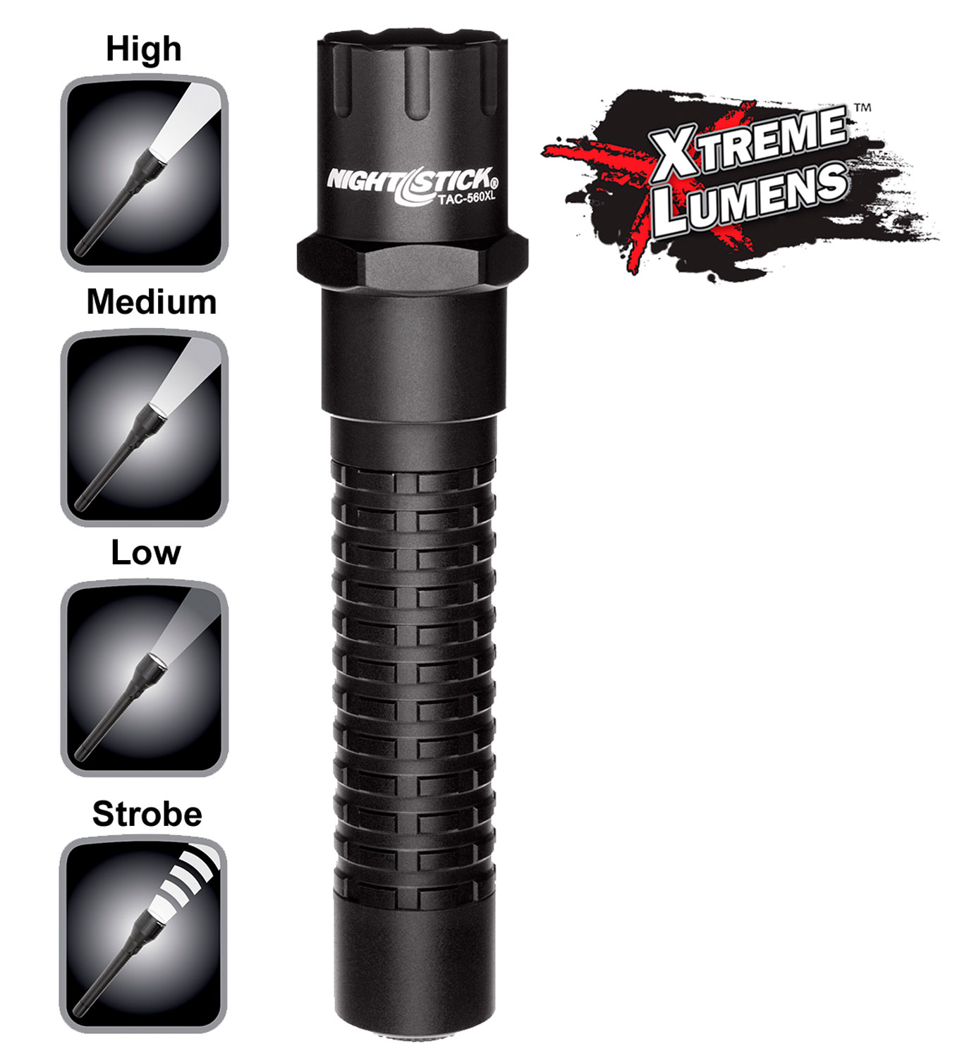 Nightstick 800 Lumen Cree LED Flashlight, Black - TAC-560XL