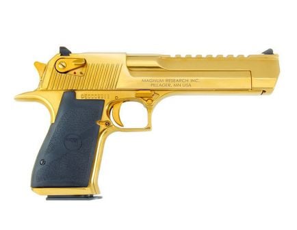 Magnum Research Desert Eagle .50 AE Pistol, Titanium Gold - DE50TG