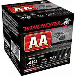 Winchester Ammo AA419 AA 410GA 2.5\" 1/2oz #9 Shot - 25sh Box