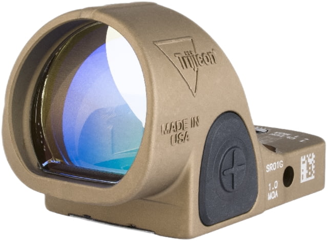 Trijicon SRO 1x25mm Reflex Green Dot Sight Adjustable LED 1.0 MOA Green Dot Coyote Brown Anodized