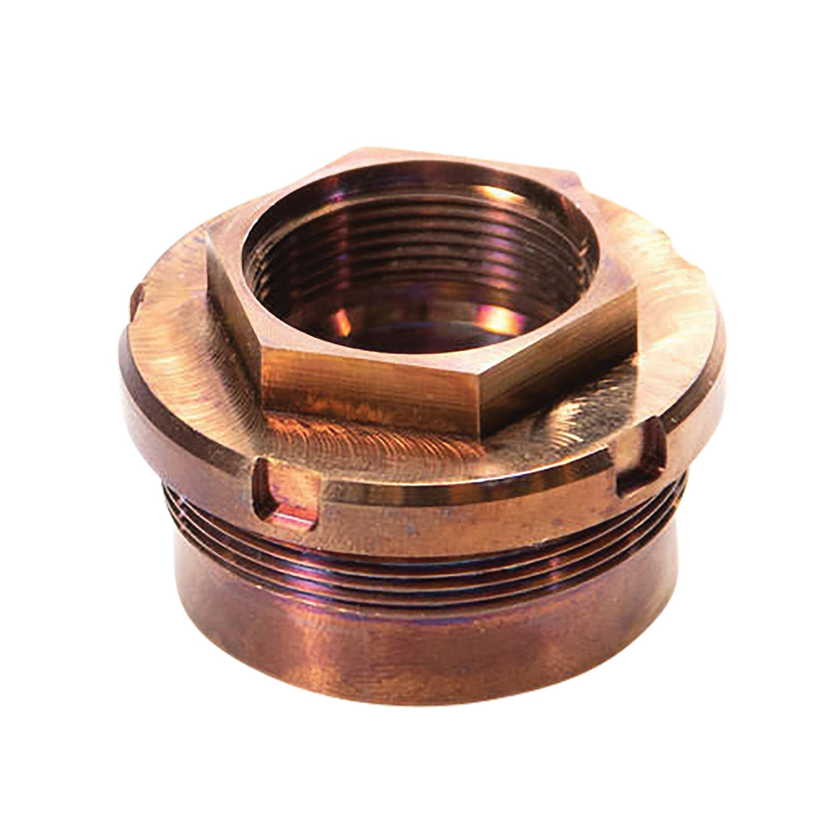 Q LLC Omega XL Plan-B Suppressor Mount 1-3/8-24 Fits Omega 300, Copper - Secure and Reliable Mounting Solution - ACC-PLANB-OMEGA-XL