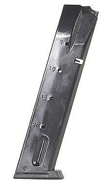 Mec-Gar S 5900 Series/915/910/659 Magazine 9mm Extended Blued 20/rd