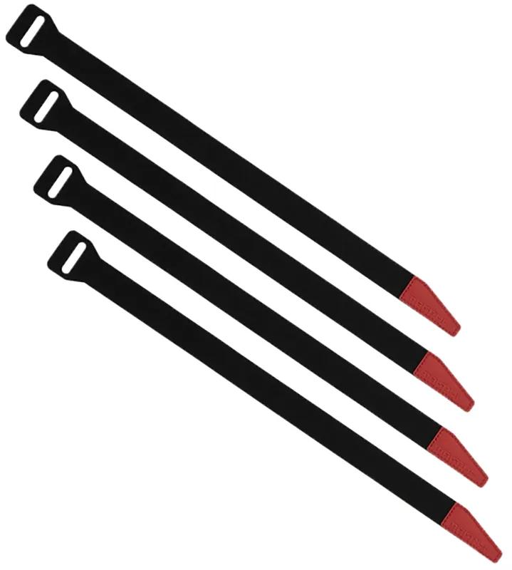 Magpul DAKA Gear Straps Black/Red 12 4 Pack
