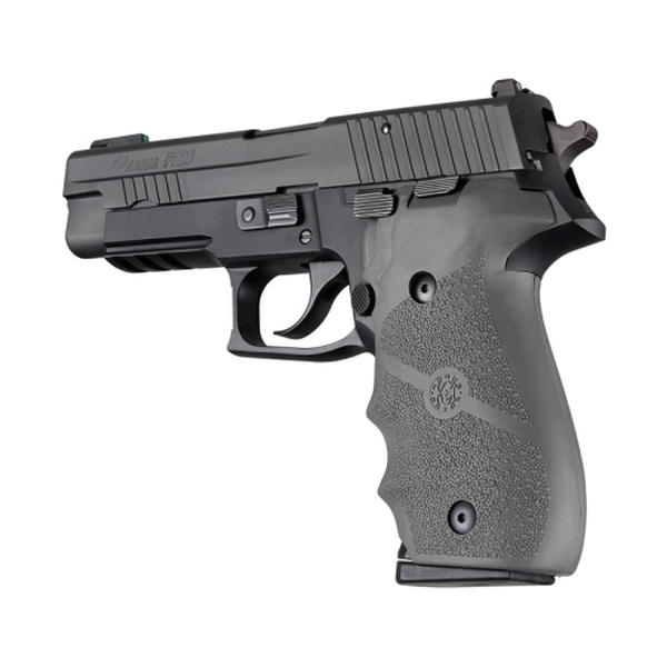 Hogue Grip w/Finger Groove Fits Sig Sauer P226 DA/SA/DAK, Slate Gray