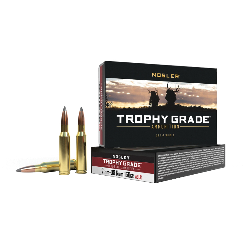 Nosler Trophy Grade 7mm-08 Remington 150 gr PT 20rds