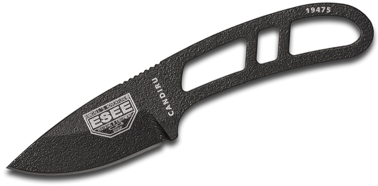 Esee Knives Black Candiru, Black Molded Sheath