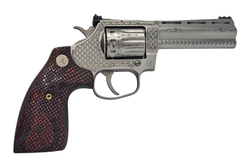 Colt King Cobra 22LR 4" Engraved Revolver