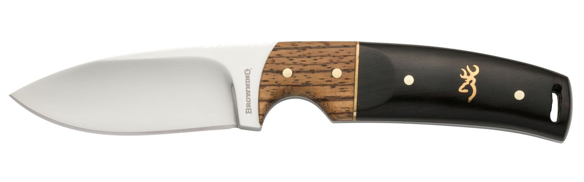 Browning Buckmark Hunter Drop Point Fixed Blade Knife, 3.125" - 3220271