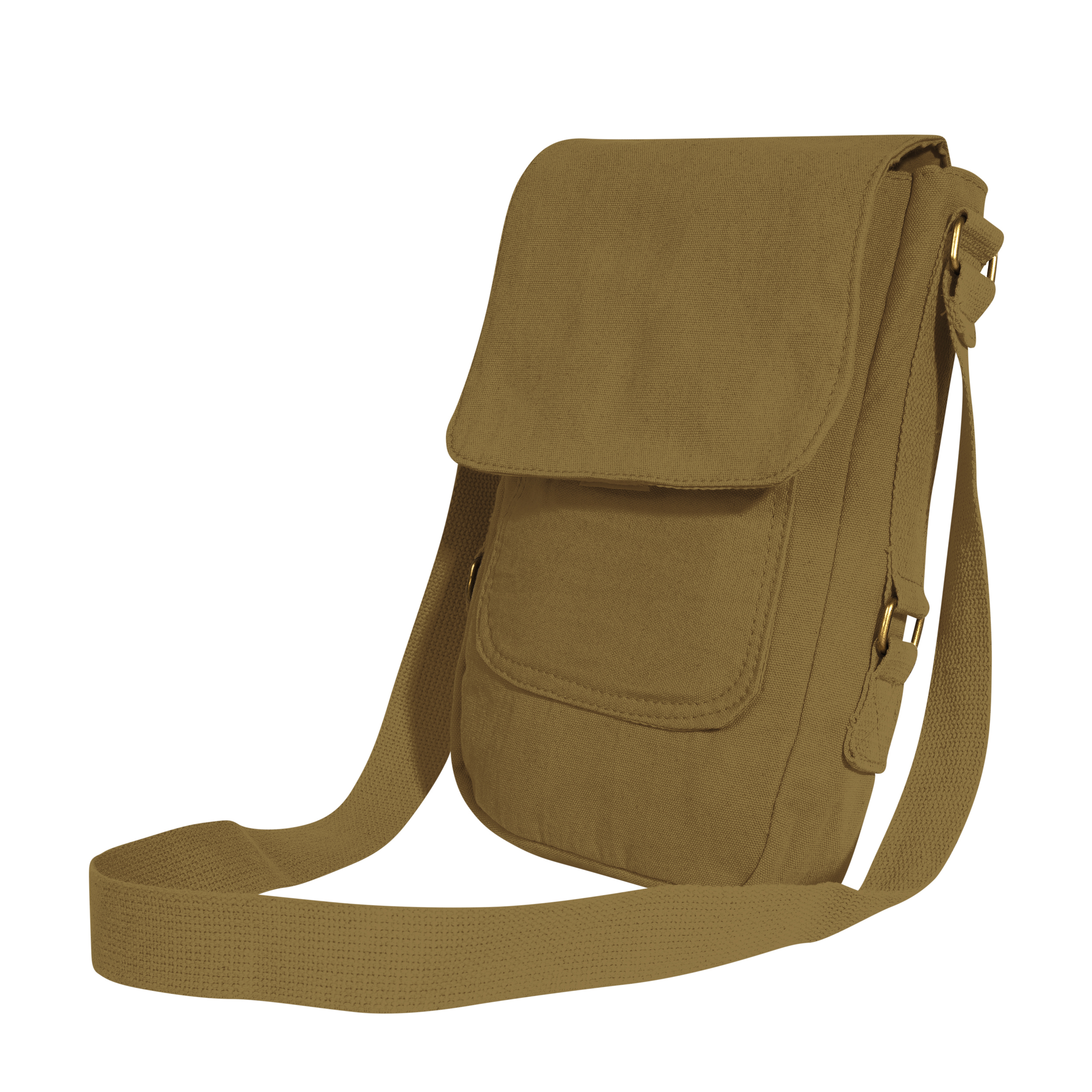 Rothco Vintage Canvas Tech Bag - Coyote Brown