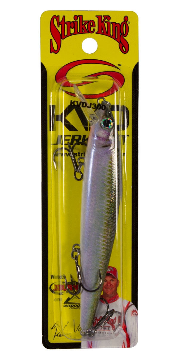 Palmetto State Armory Exclusive: Strike King KVD 3 Hook Jerkbait, Palmetto Blue Back Herring - HCKVDJ300-701