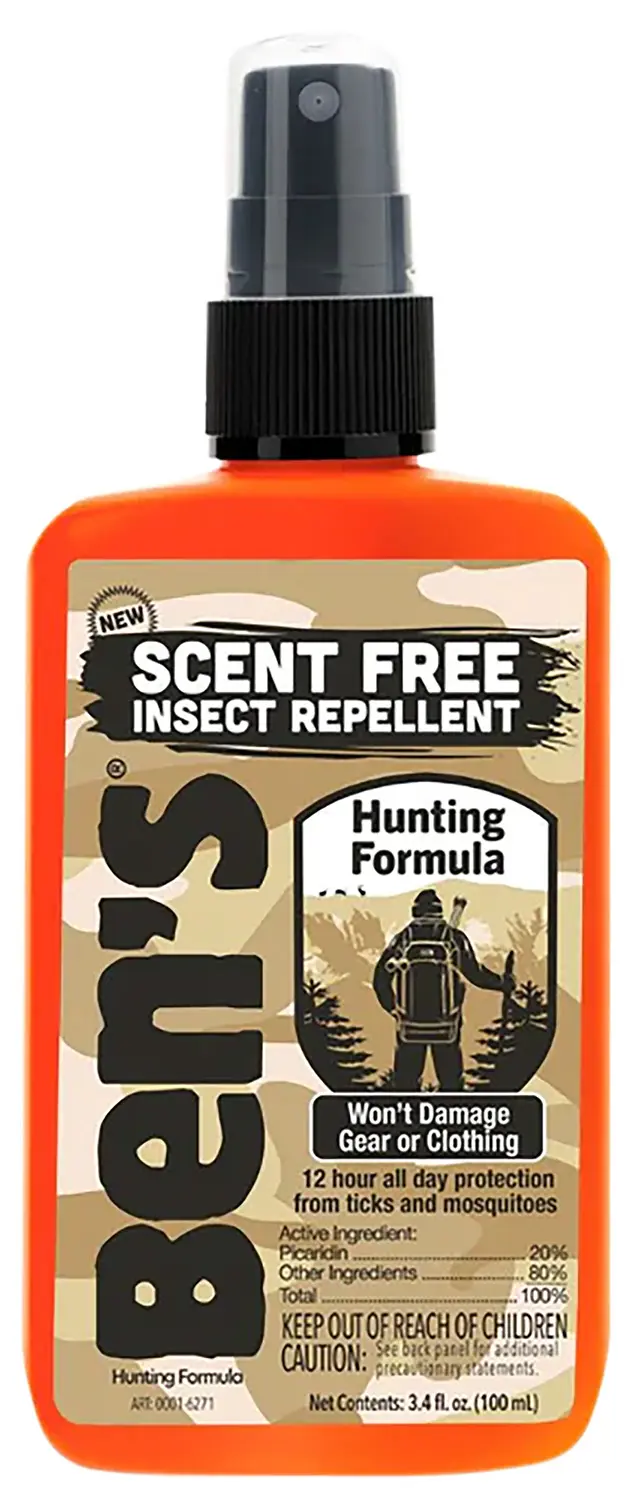 Adventure Medical Kits 00067366 Ben's Hunting Formula Unscented 3.40oz Spray Repels Mosquitos/Ticks Effective Up to 12 hrs