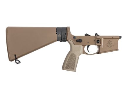 PSA Sabre-15 Forged Lower w/ Law Folder and Entry Stock, FDE