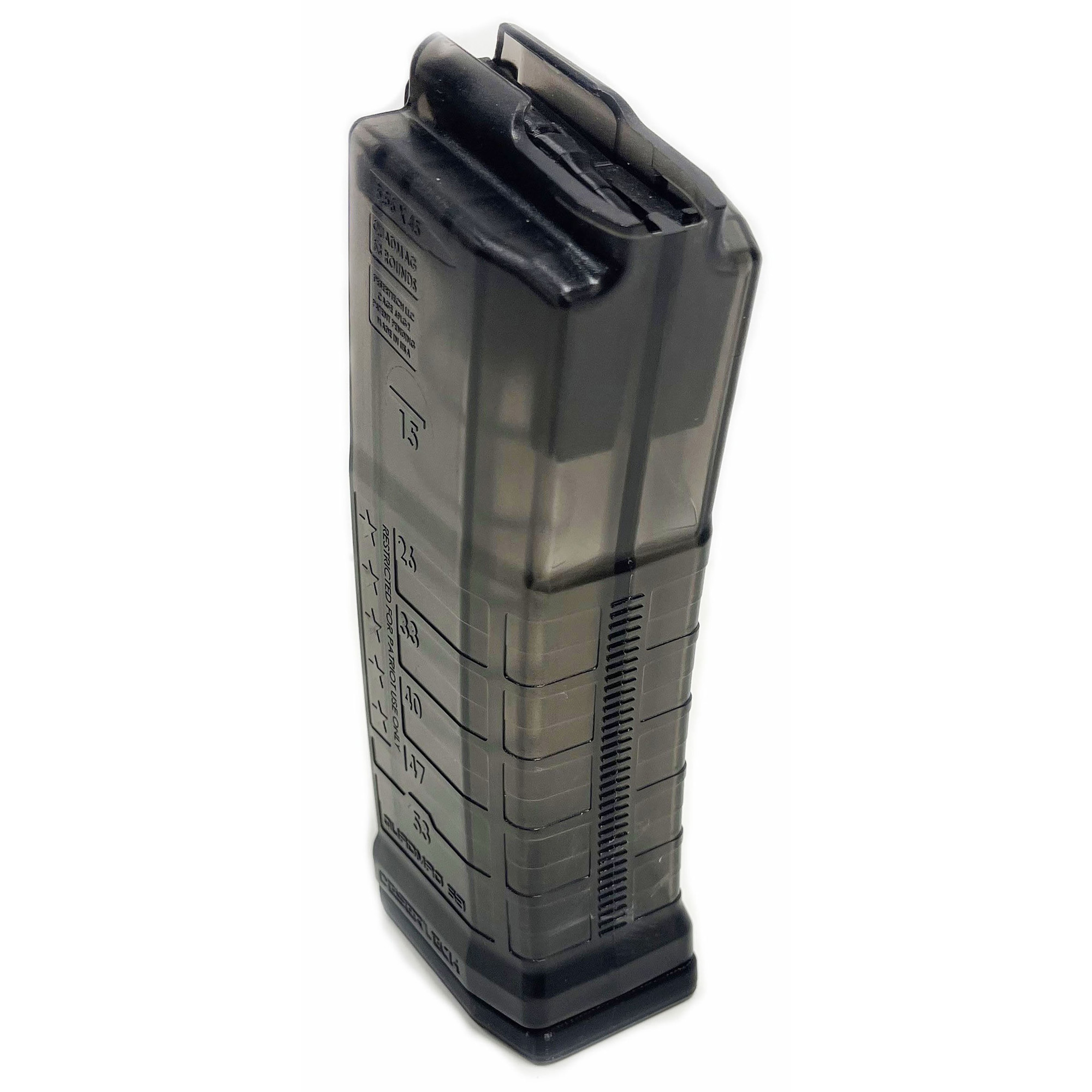 Desert Tech Magazine, QUADMAG-53, 223 Remington/556NATO, 53 Rounds, fits DT Quattro-15, Black