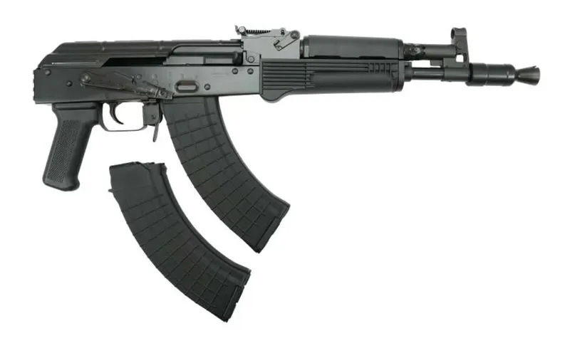 Pioneer Arms Polymer Hellpup PRO AK Handgun 7.62×39 30rd Magazines(2)11.7″ Barrel with Picatinny Rail Forged Trunnion