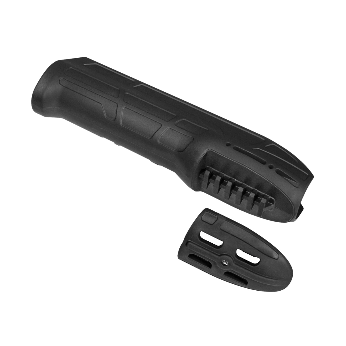 Adaptive Tactical EX Performance Forend Fits Mossberg 500/590, Black - Enhanced Grip and Control - AT-02006-F