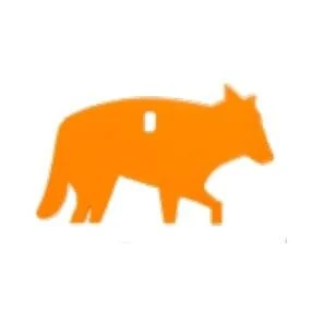 Champion Impact Steel Hanging Animal Targets 1/4" Coyote Orange
