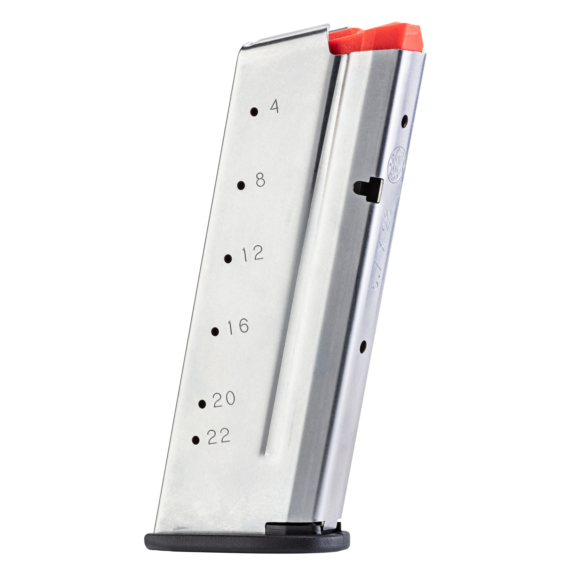 Smith & Wesson Magazine, 5.7X28mm, Fits M&P 5.7, 22 Rounds, Silver